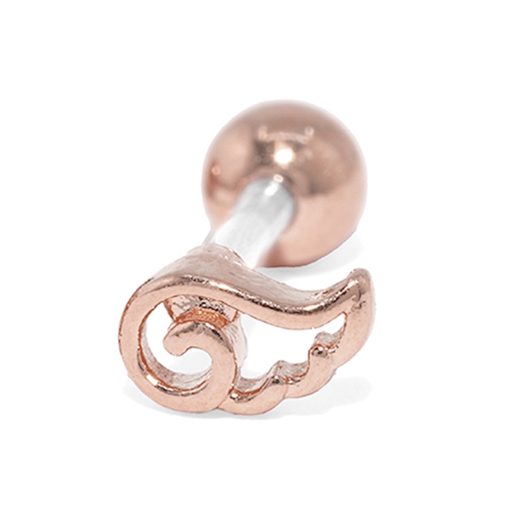 ピンクゴールド(左耳) | ボディピアス 天使翼羽 ピアス | ボディピアス専門店凛RIN