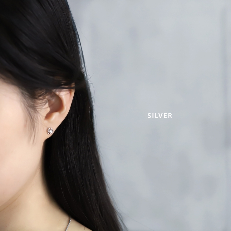 軟骨ピアス 薔薇バラ透かしデザインジュエル上品かわいい花 ボディピアス | ボディピアス専門店凛RIN | 詳細画像4 