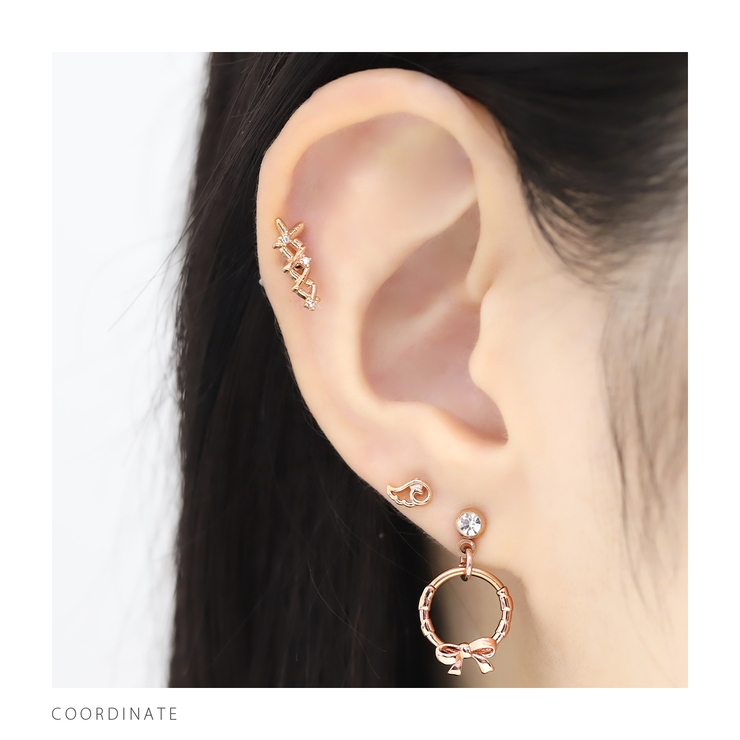 軟骨ピアス リボンバレエコアシンプル大人カワイイ ボディピアス | ボディピアス専門店凛RIN | 詳細画像7 