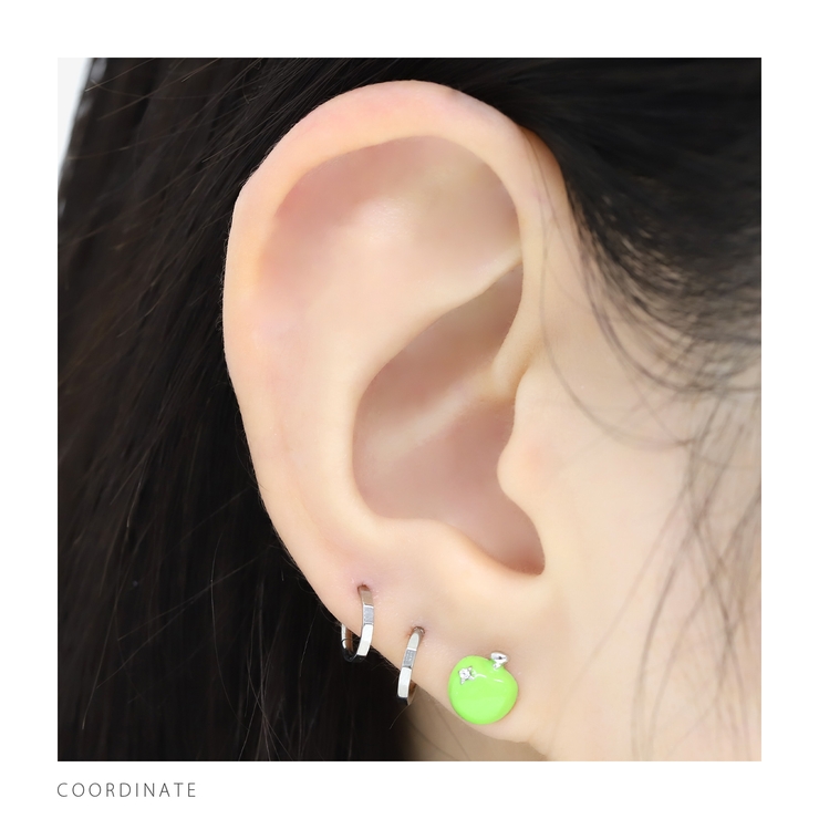 軟骨ピアス りんご青りんごジュエルリンゴアップル林檎フルーツ果物 ボディピアス | ボディピアス専門店凛RIN | 詳細画像6 
