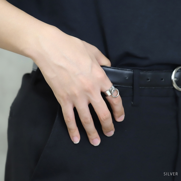 指輪 リング リングノブ輪リングプル環っかシルバーゴールドステンレスかっこいいユ… | ボディピアス専門店凛RIN | 詳細画像6 