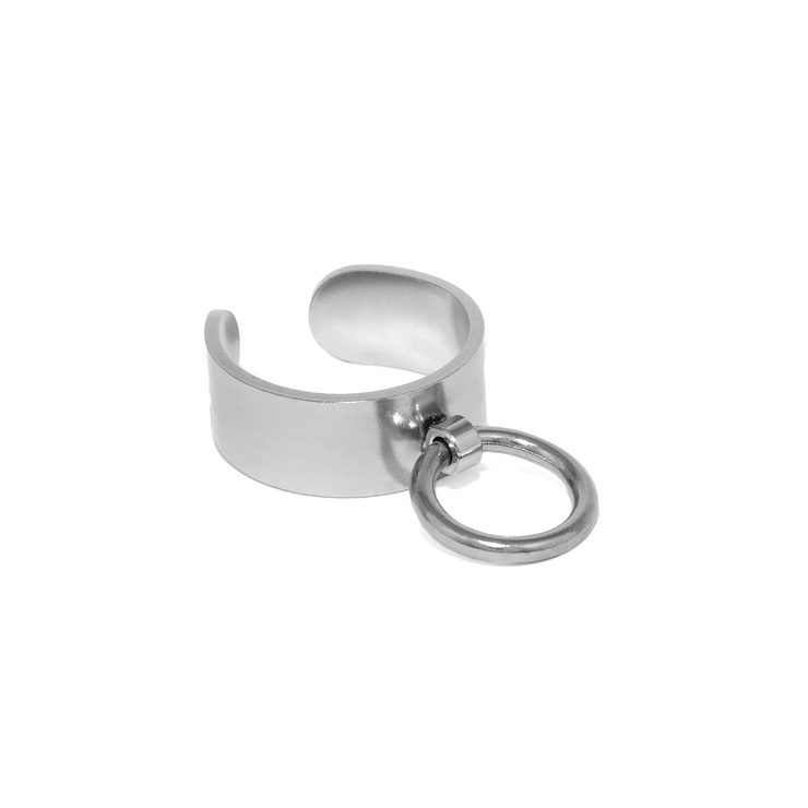 シルバー | 指輪 リング リングノブ輪リングプル環っかシルバーゴールドステンレスかっこいいユ… | ボディピアス専門店凛RIN