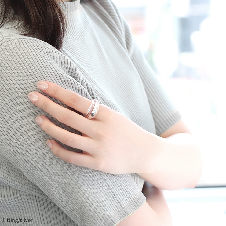 指輪リング アクリル透明シルバーゴールド金属アレルギー ファッションリング | ボディピアス専門店凛RIN | 詳細画像2 