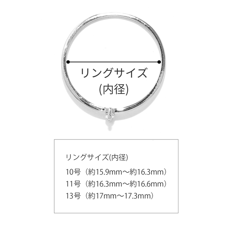指輪リング 十字エレガント キュービックジルコニア18金 | ボディピアス専門店凛RIN | 詳細画像10 