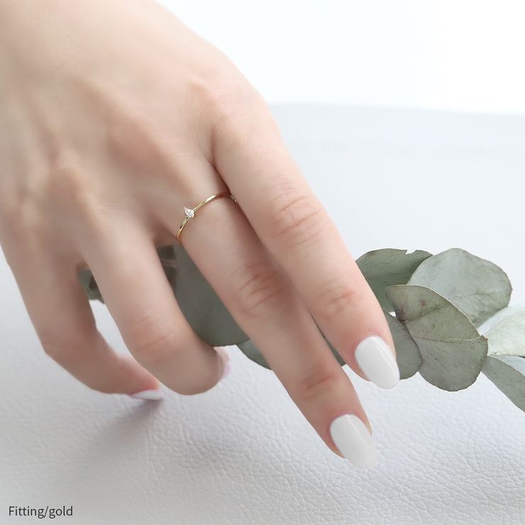 指輪リング 十字エレガント キュービックジルコニア18金 | ボディピアス専門店凛RIN | 詳細画像3 