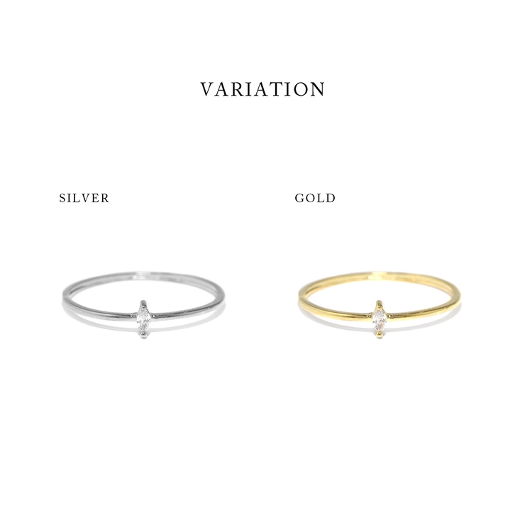 指輪リング 十字エレガント キュービックジルコニア18金 | ボディピアス専門店凛RIN | 詳細画像9 