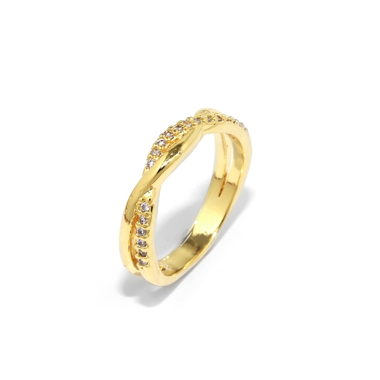 ゴールド | 指輪 リング ツイスト | ボディピアス専門店凛RIN