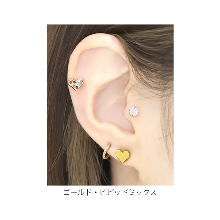 ハート カスタマイズキャッチ パーツネジ式 | ボディピアス専門店凛RIN | 詳細画像10 