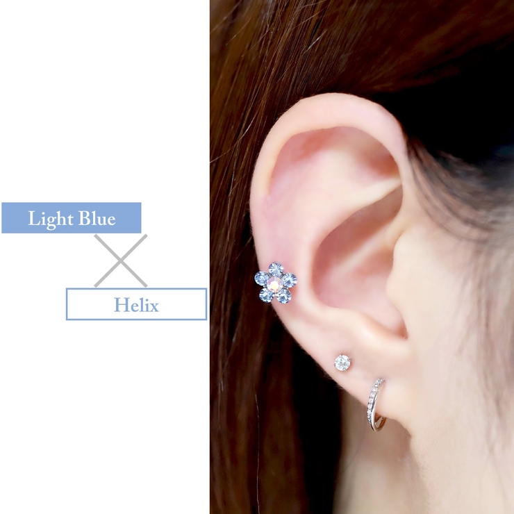 キャッチ 花 ボディピアス | ボディピアス専門店凛RIN | 詳細画像4 