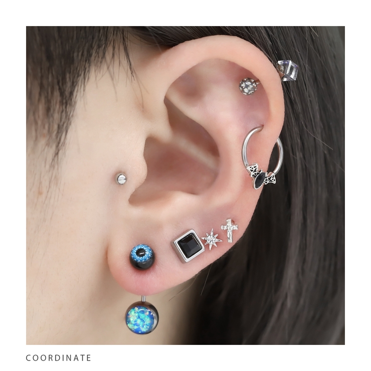 キャッチボディピアス 目玉 ピアスパーツネジ式ハロウィン | ボディピアス専門店凛RIN | 詳細画像8 