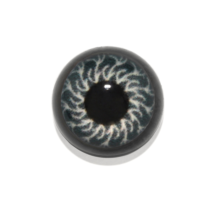 ブラック/グレー | キャッチボディピアス 目玉 ピアスパーツネジ式ハロウィン | ボディピアス専門店凛RIN
