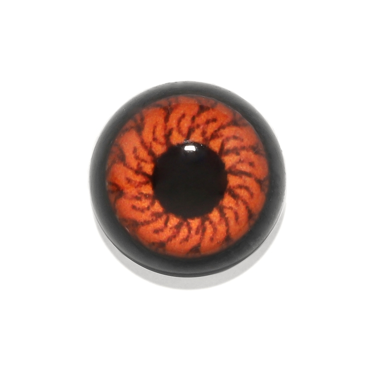 ブラック/レッド | キャッチボディピアス 目玉 ピアスパーツネジ式ハロウィン | ボディピアス専門店凛RIN