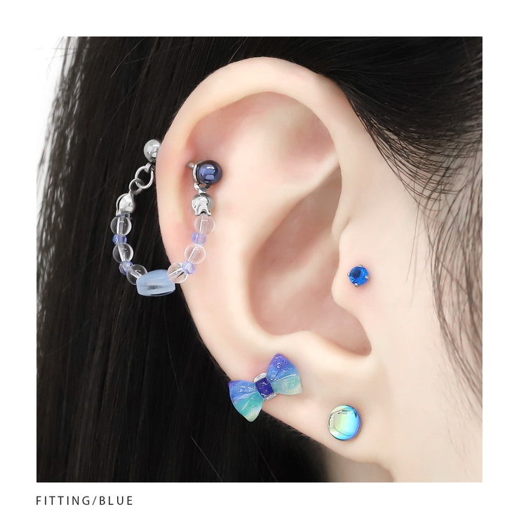 イヤーロブ ロブ オーロラ | ボディピアス専門店凛RIN | 詳細画像4 