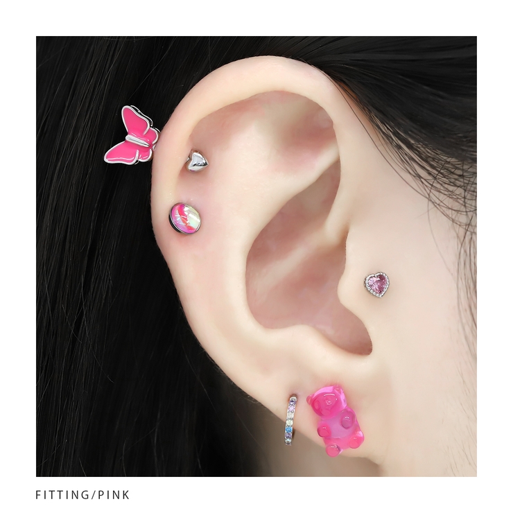 イヤーロブ ロブ オーロラ | ボディピアス専門店凛RIN | 詳細画像5 