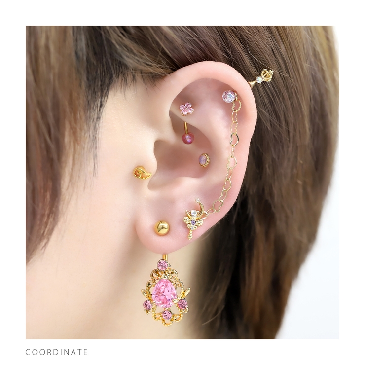 へそピアス かわいい ジュエルビジューゴージャスしずく型ジルコニア | ボディピアス専門店凛RIN | 詳細画像5 