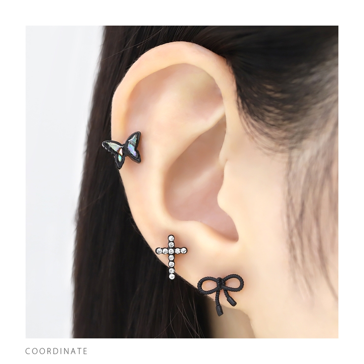 キャッチ クロス十字架ジュエルキラキラ ボディピアス | ボディピアス専門店凛RIN | 詳細画像7 