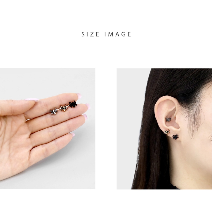 軟骨ピアス 蜘蛛スパイダークモタランチュラ毒虫ハロウィン ボディピアス | ボディピアス専門店凛RIN | 詳細画像7 