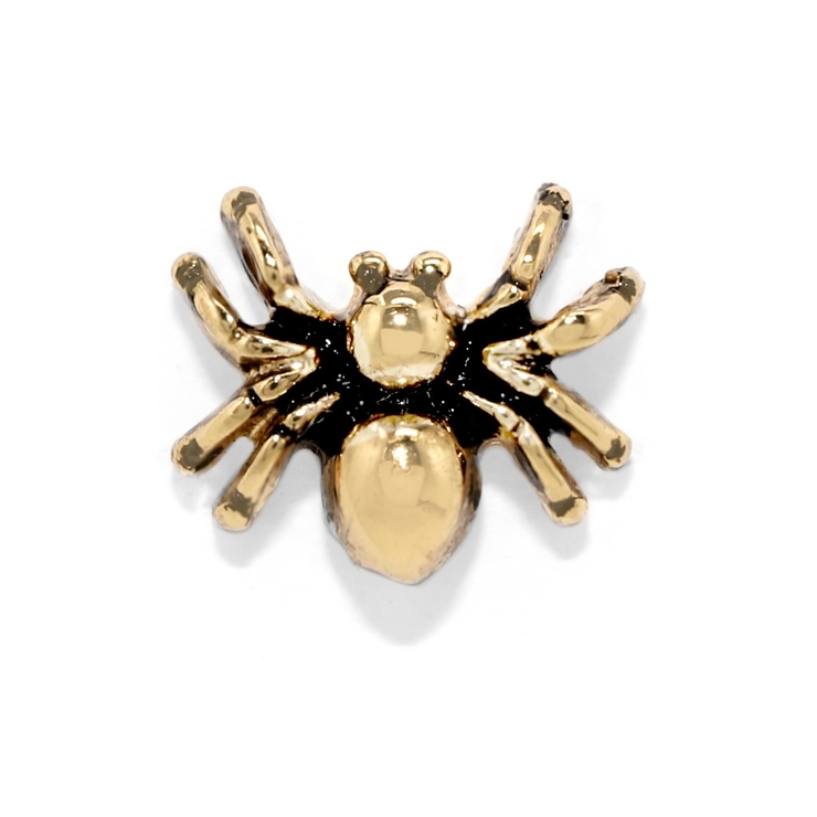 ゴールド | 軟骨ピアス 蜘蛛スパイダークモタランチュラ毒虫ハロウィン ボディピアス | ボディピアス専門店凛RIN