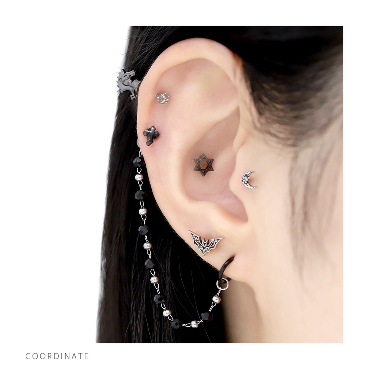 キャッチ 十字架クロス小さめミニかわいい ボディピアス | ボディピアス専門店凛RIN | 詳細画像9 