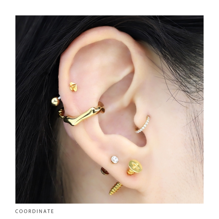 軟骨ピアス ネジ工具モチーフスクリューアンテナヘリックスおもしろハロウィン ボデ… | ボディピアス専門店凛RIN | 詳細画像5 