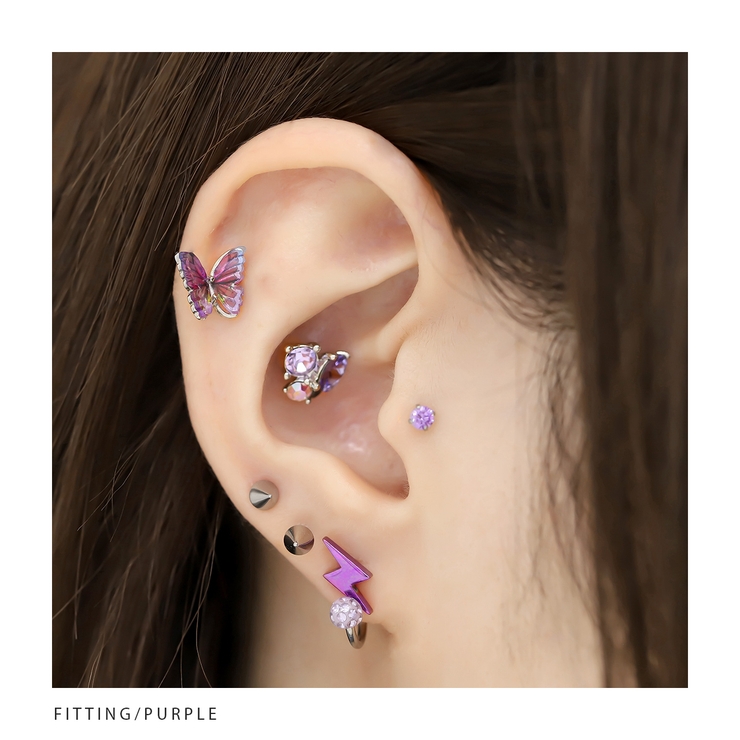 ボディピアス キャッチ0019 シルバーゴールド | ボディピアス専門店凛RIN | 詳細画像8 