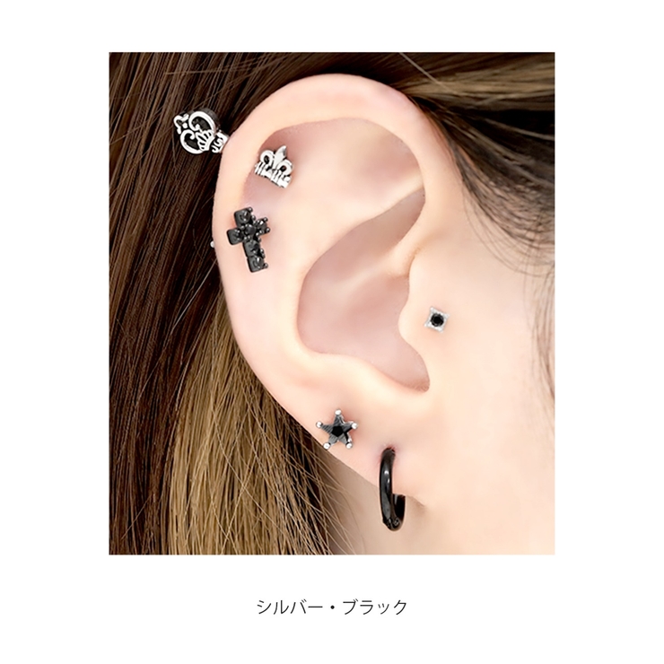 キャッチ ボディピアス スター | ボディピアス専門店凛RIN | 詳細画像9 