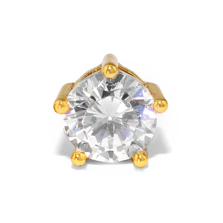 ゴールド・6mm(L) | キャッチ きらきら存在感一粒ジュエリーアレンジ ボディピアス | ボディピアス専門店凛RIN