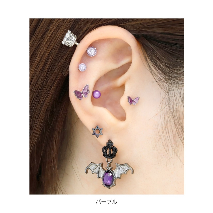 軟骨ピアス クラウン コウモリ | ボディピアス専門店凛RIN | 詳細画像7 