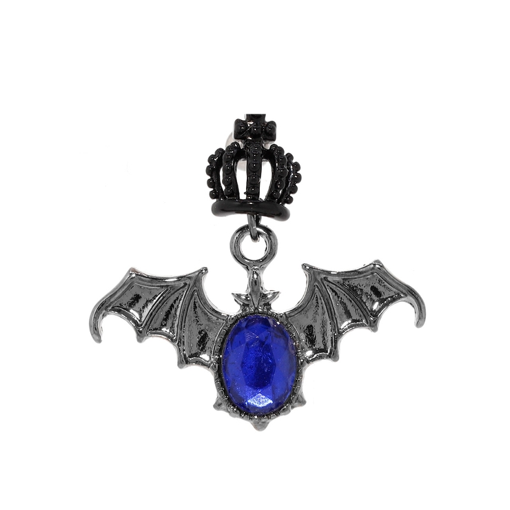 ブルー | 軟骨ピアス クラウン コウモリ | ボディピアス専門店凛RIN