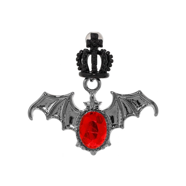 レッド | 軟骨ピアス クラウン コウモリ | ボディピアス専門店凛RIN