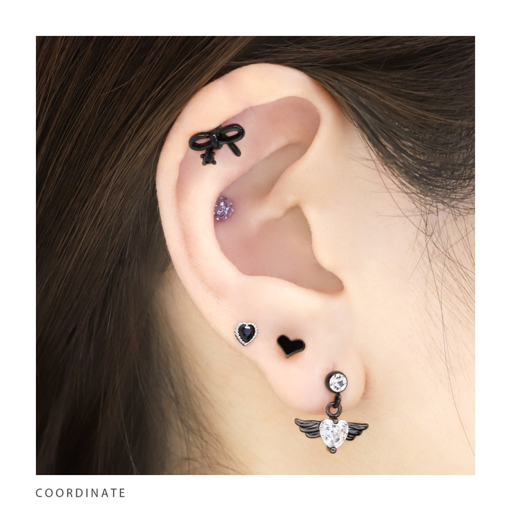 ピアス ハートかわいいカスタマイズset ボディピアスラブレットスタッド | ボディピアス専門店凛RIN | 詳細画像16 