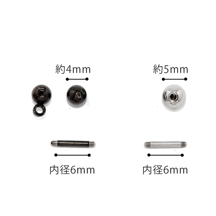 軟骨ピアス 十字架 バラ | ボディピアス専門店凛RIN | 詳細画像11 