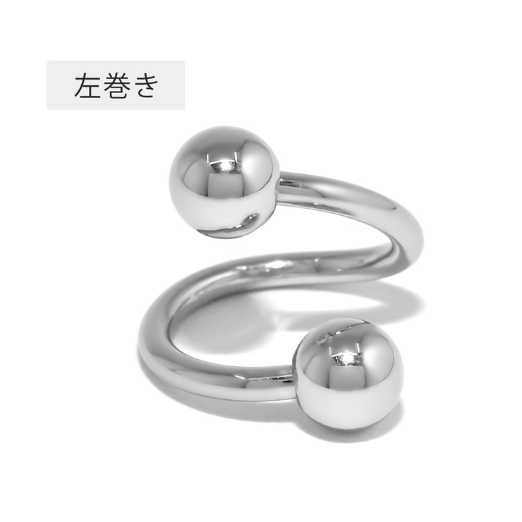 ボディピアス スパイラルバーベル サージカルステンレス軟骨ピアス | ボディピアス専門店凛RIN | 詳細画像17 