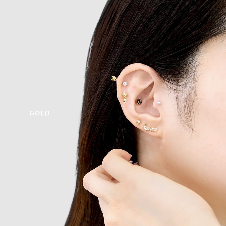 【保証書付き】ラシェル　ピアス Honesty Floral Silver｜Baqless 日本公式サイト