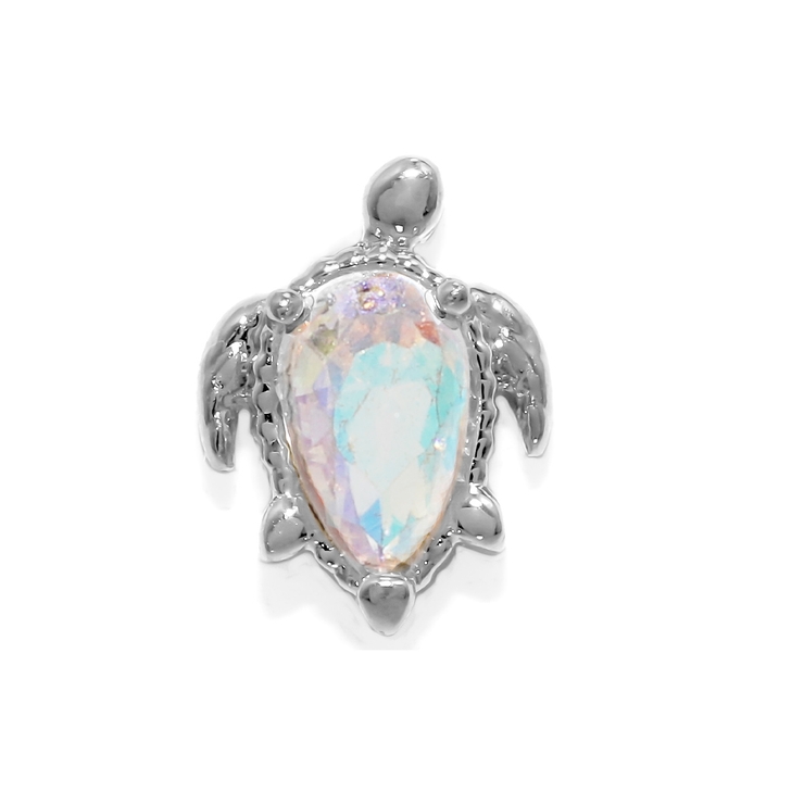 シルバー | 軟骨ピアス ハワイアンホヌウミガメ亀かわいい南国夏 ボディピアス | ボディピアス専門店凛RIN