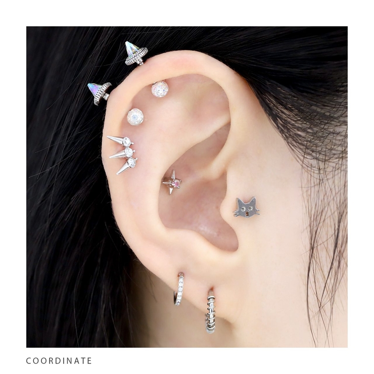 軟骨ピアス[品番：RINA0001227]｜ボディピアス専門店凛RIN（ボディ