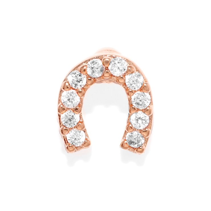 ピンクゴールド | キャッチ ホースシュー馬蹄蹄鉄幸運ていてつジュエル ボディピアス | ボディピアス専門店凛RIN