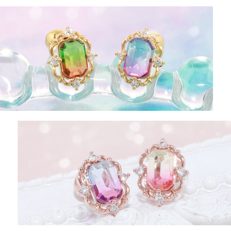 軟骨ピアス グラデーション ジュエル | ボディピアス専門店凛RIN | 詳細画像4 