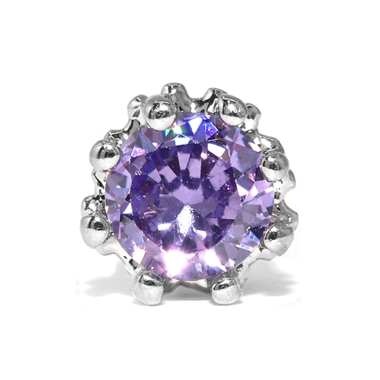 パープル | ボディピアス 王冠ジュエル クラウンピアス | ボディピアス専門店凛RIN