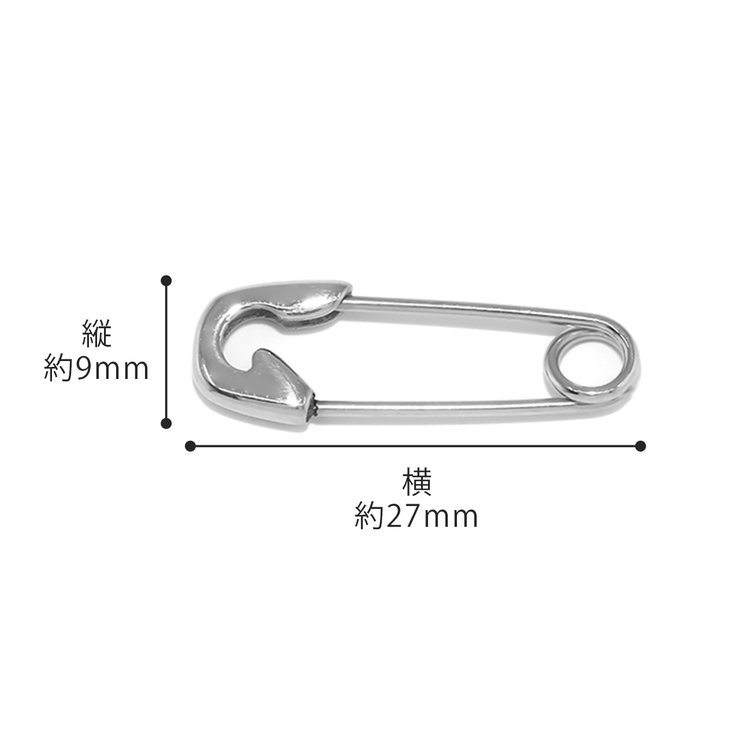 軟骨ピアス 安全ピンロング ユニーククール | ボディピアス専門店凛RIN | 詳細画像13 