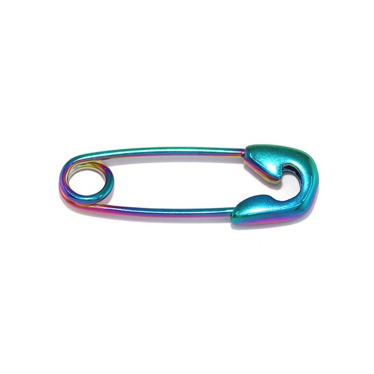 レインボー | 軟骨ピアス 安全ピンロング ユニーククール | ボディピアス専門店凛RIN