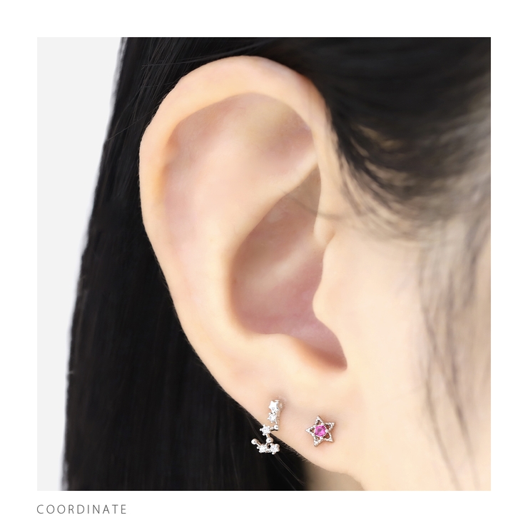 キャッチ 星スタージュエルキュービックジルコニア ボディピアス | ボディピアス専門店凛RIN | 詳細画像5 