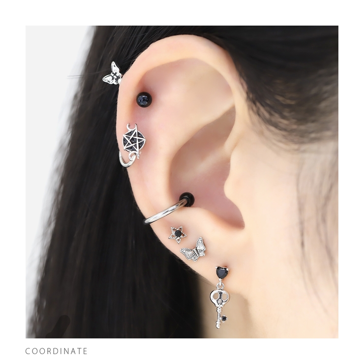 キャッチ 星スタージュエルキュービックジルコニア ボディピアス | ボディピアス専門店凛RIN | 詳細画像7 