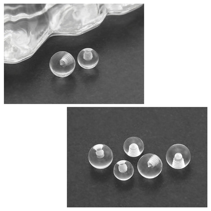 キャッチ 透明 ボディピアス | ボディピアス専門店凛RIN | 詳細画像2 