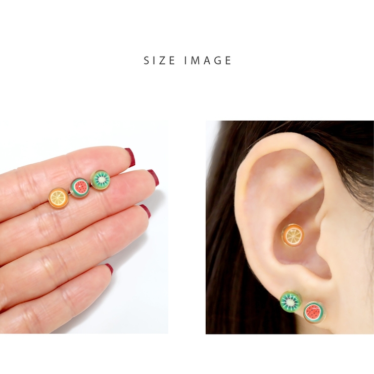 軟骨ピアス フルーツ果実オレンジキウイスイカカラフル ボディピアス | ボディピアス専門店凛RIN | 詳細画像7 