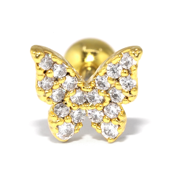 ゴールド | ボディピアス バタフライ 蝶 | ボディピアス専門店凛RIN