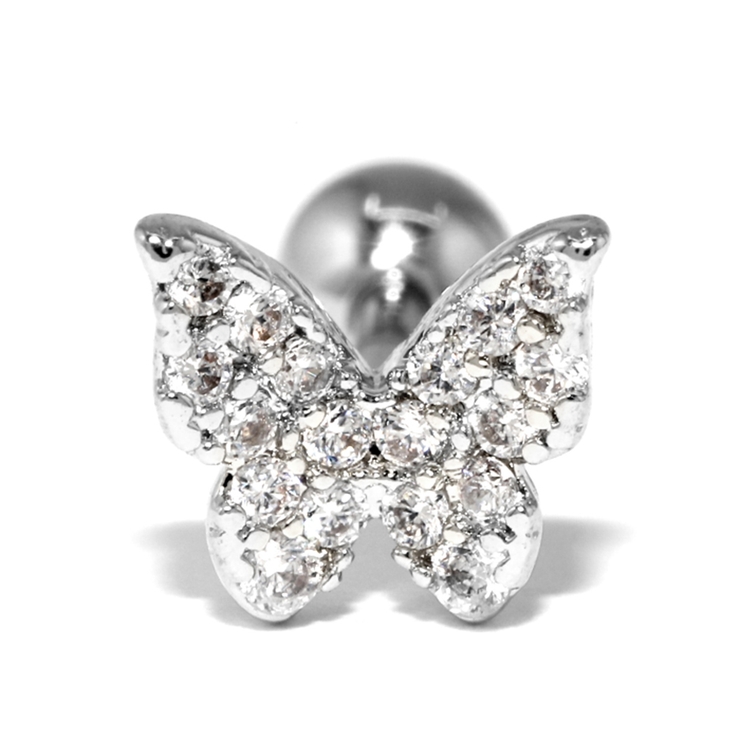 シルバー | ボディピアス バタフライ 蝶 | ボディピアス専門店凛RIN
