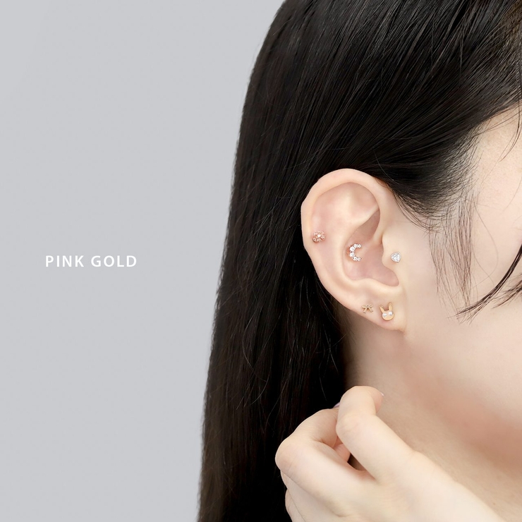 軟骨ピアス ジュエルボールキュービックジルコニアきらきら ボディピアス | ボディピアス専門店凛RIN | 詳細画像4 