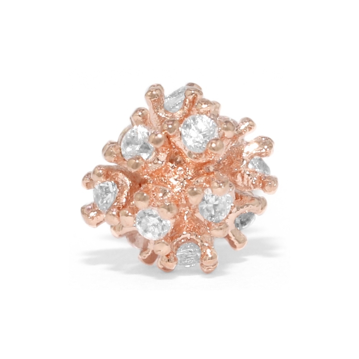 ピンクゴールド | 軟骨ピアス ジュエルボールキュービックジルコニアきらきら ボディピアス | ボディピアス専門店凛RIN