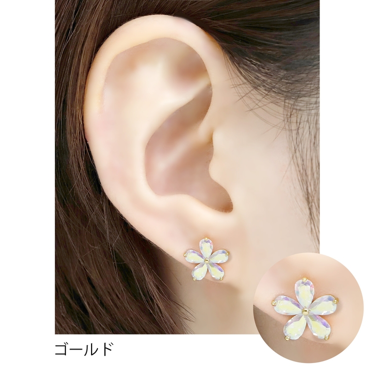 軟骨ピアス フラワー 花[品番：RINA0001482]｜ボディピアス専門
